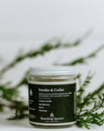 Smoke & Cedar Candle 8oz