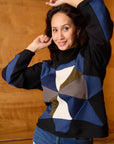 ZW Star Sweater - Indigo - S