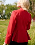 Tailored Peplum Blazer
