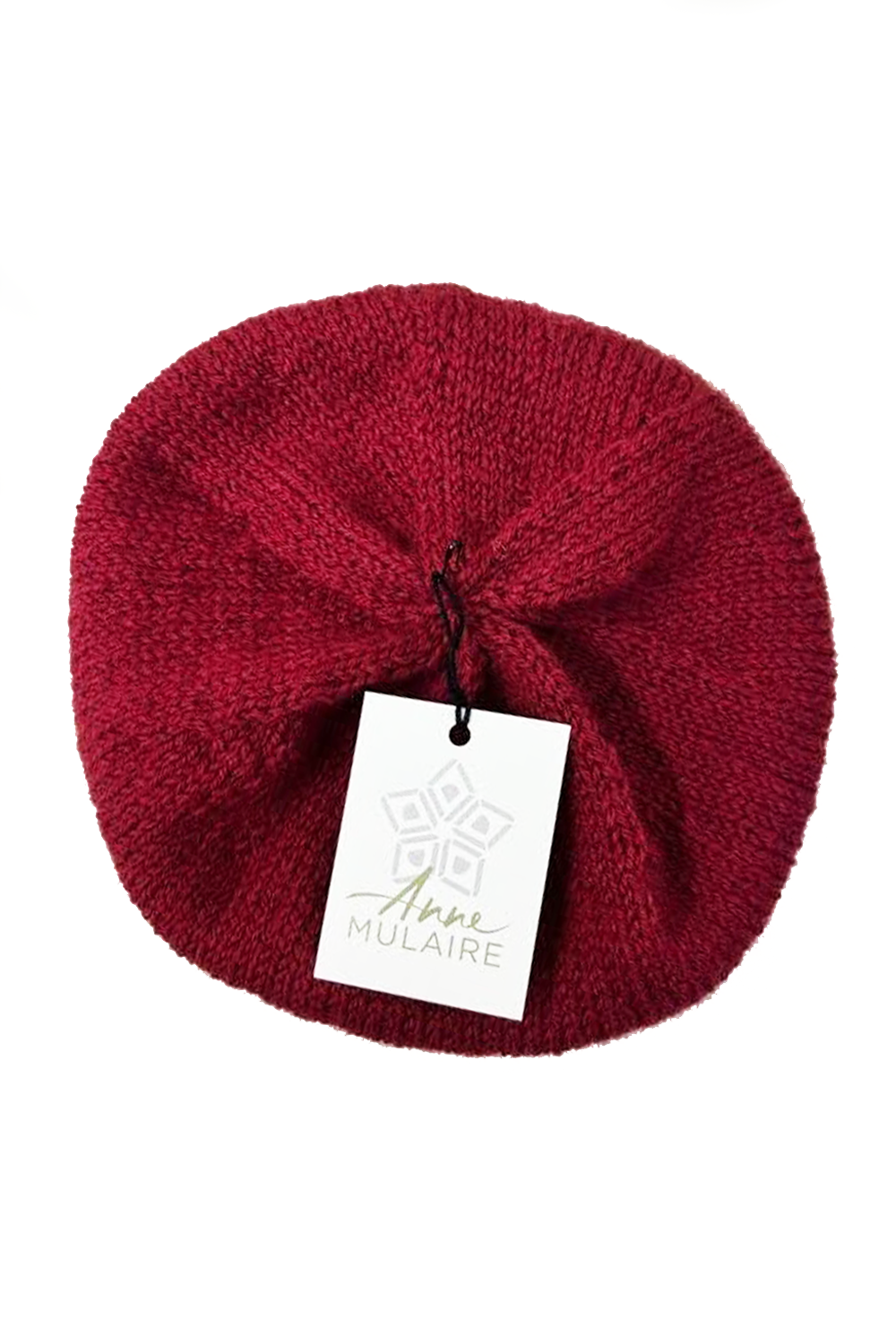 KNITS - 100% Wool Beret Toque - Burgundy