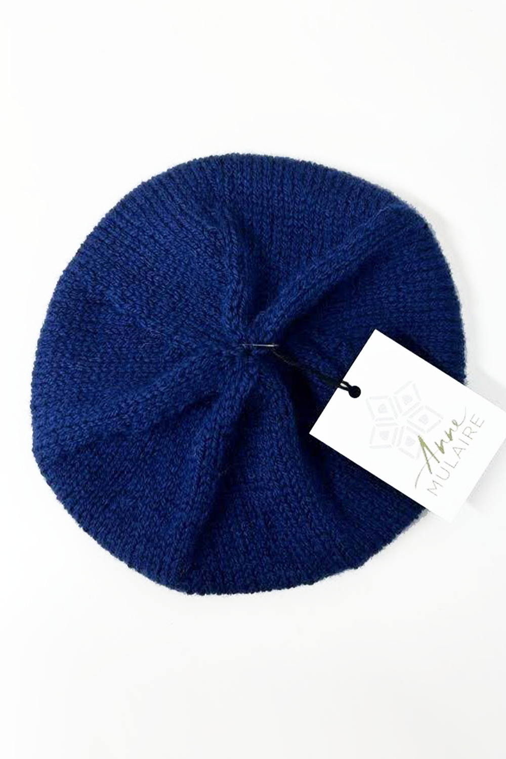 KNITS - 100% Wool Beret Toque- Navy