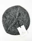 TRICOTS - Toque Béret 100% Laine - Gris Étincelant