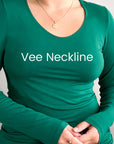 T-shirt classique en bambou - bourgogne