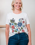 T-shirt en coton FLEURS SAUVAGES