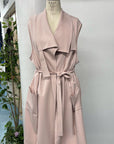 RESALE - Maude Wrap Vest - 3X/4X - Blush - RE531