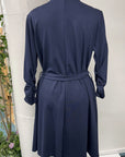 RESALE - Maude Wrap Jacket - 1X/2X - Navy - RE520