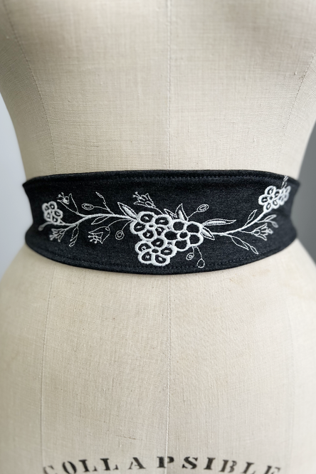 Ceinture Héritage avec broderie