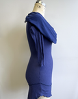 REVENTE - Tunique en bambou rayée - Bleu hiver - TP