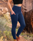 WINTER SEASON Pocket Legging - Indigo