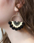 This Ilk - Boucles d'oreilles Poppy - noir