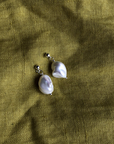 Naked Sage - Baroque Pearl Earrings (Silver & Gold)