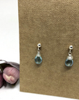 Naked Sage - Boucles d'oreilles Linnaea (London Topaz, Moonstone, Pink Sapphire & Labradorite)