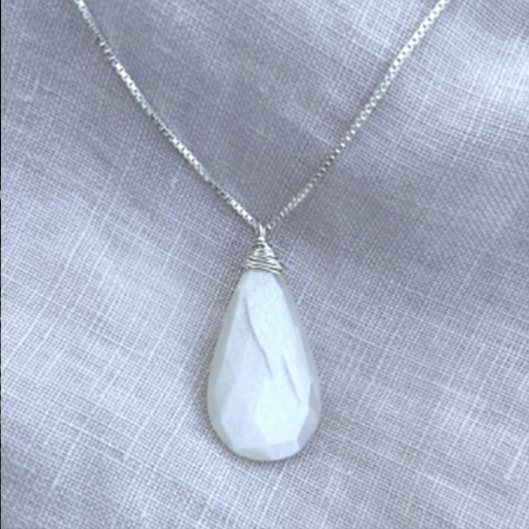 Naked Sage - Ava Necklace (Emerald, Pink Sapphire & Moonstone)