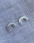 Naked Sage - Rainbow Studs (Silver & Gold)