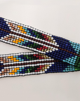 Ceinture perlée - Fléché bleu