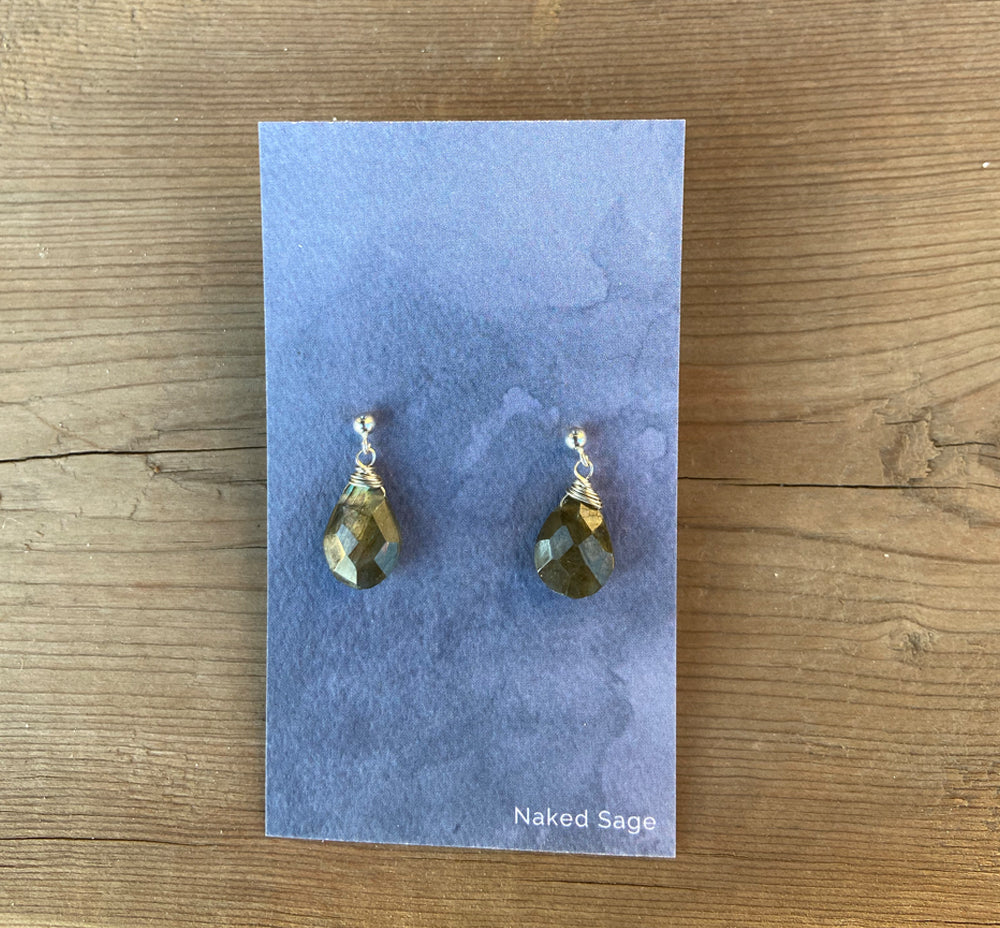 Naked Sage - Labradorite - Linnaea Earrings
