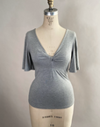 REVENTE - Blouse torsadée en bambou - TP