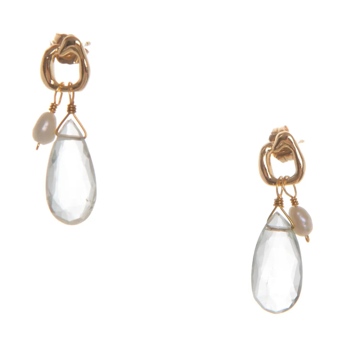 HG- Jupiter Earrings - Green Amethyst