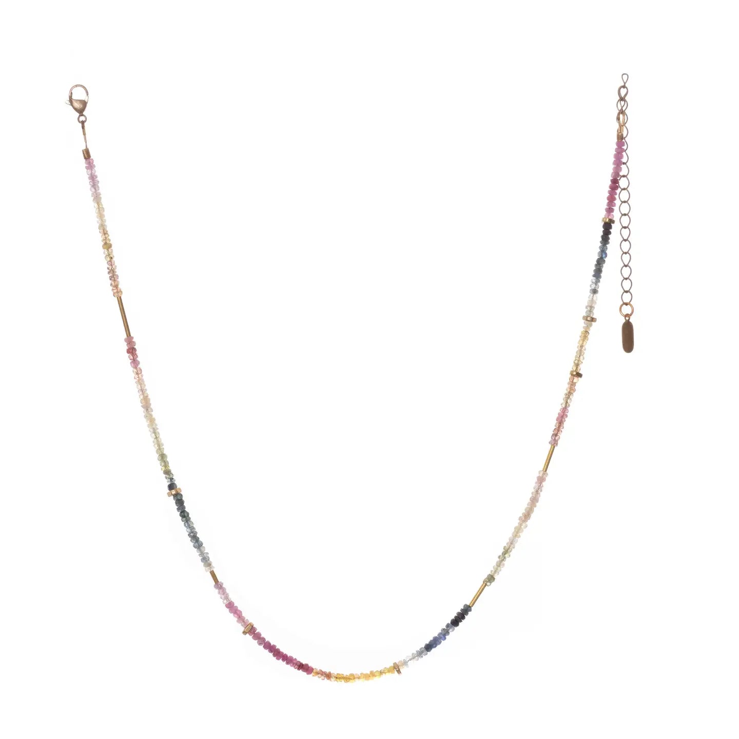 HG- Multi-Sapphire Ombre Necklace