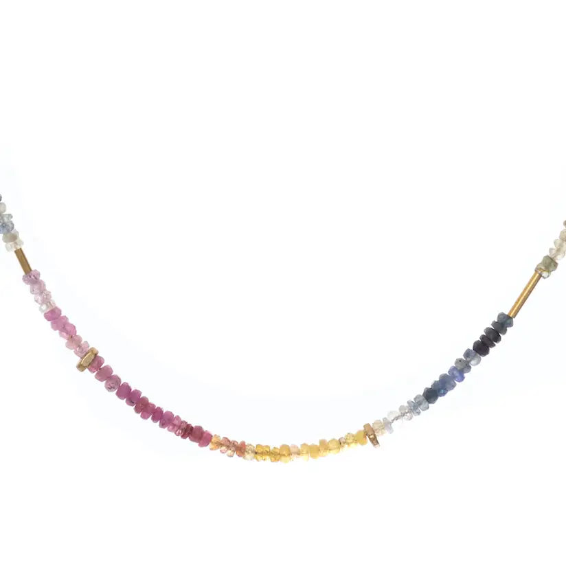 HG- Multi-Sapphire Ombre Necklace