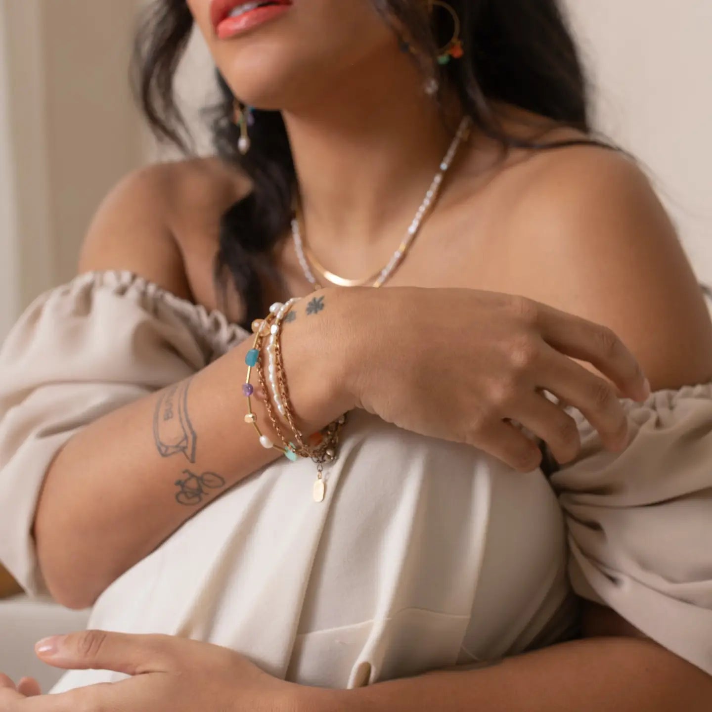 HG- Surya Bracelet - Pearl