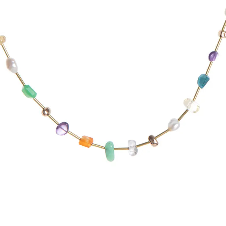 HG- Surya Necklace - Pearls