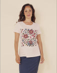 T-shirt en coton bio HEART BERRY