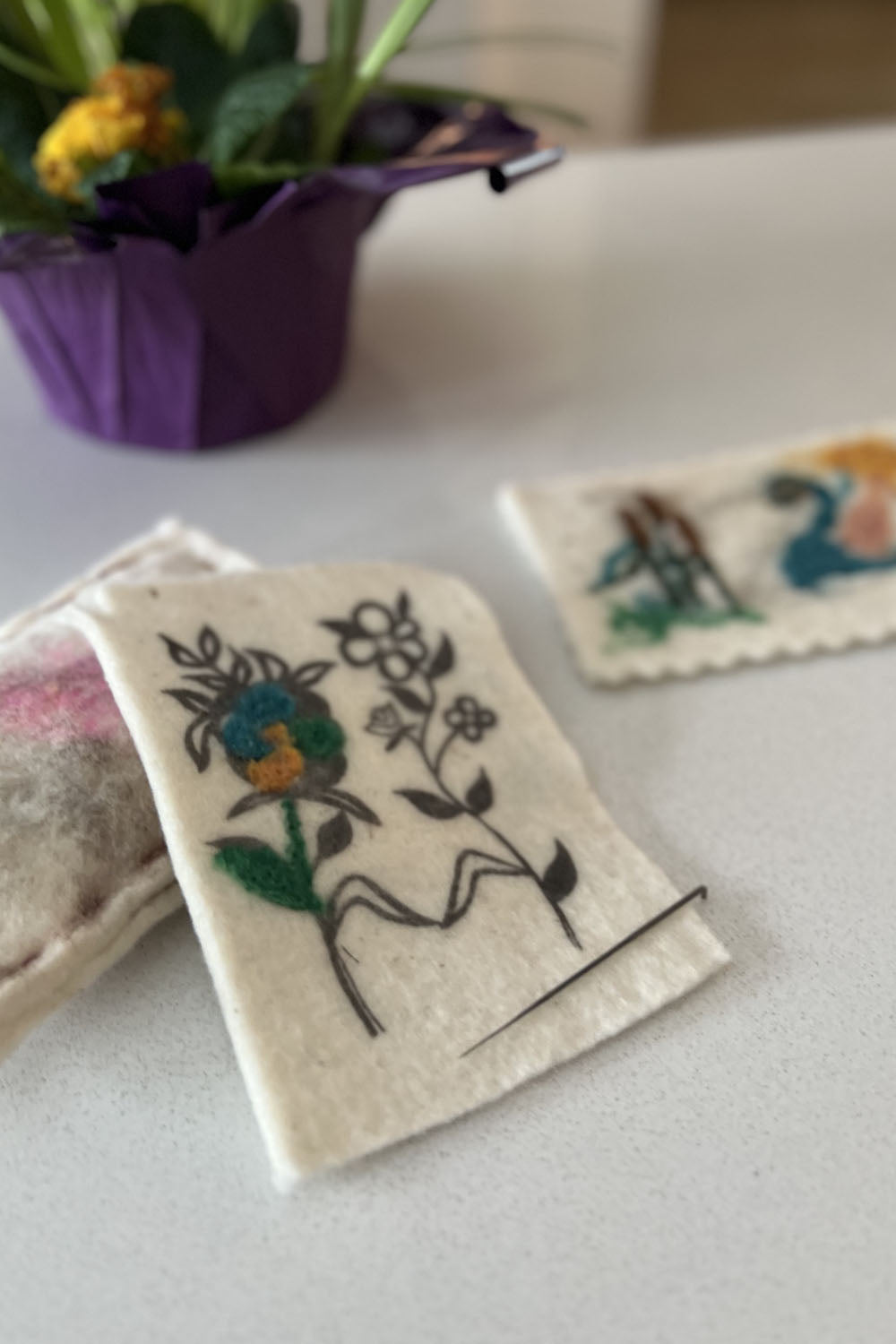 Needle felting + Mending Workshop