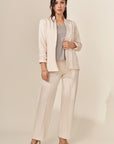 Bonjour Blazer- Ponte Twill