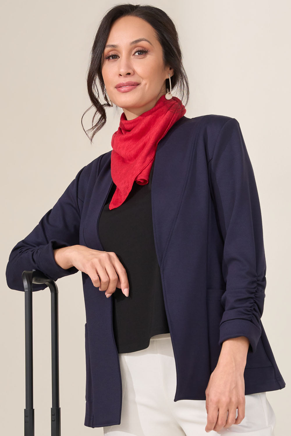 Bonjour Blazer- Ponte Twill