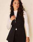 LEXI Vest Top- Black