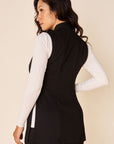 LEXI Vest Top- Black