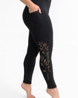 Legging mi-saison avec poches