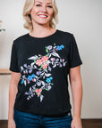 T-shirt en coton Fleurs Métisses