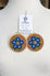 Metis Large Flower- Cobalt/Brown