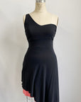 RESALE -  Asymmetrical Dress - M/L - Black