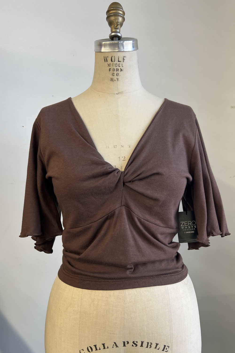 RESALE -ZW Twist Top- M/L- French Roast- RE254