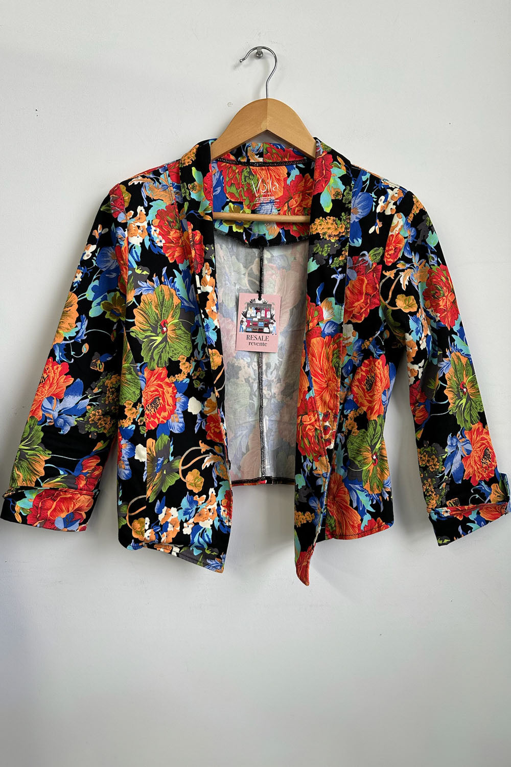 RESALE -Floral Print Jacket- S- RE272