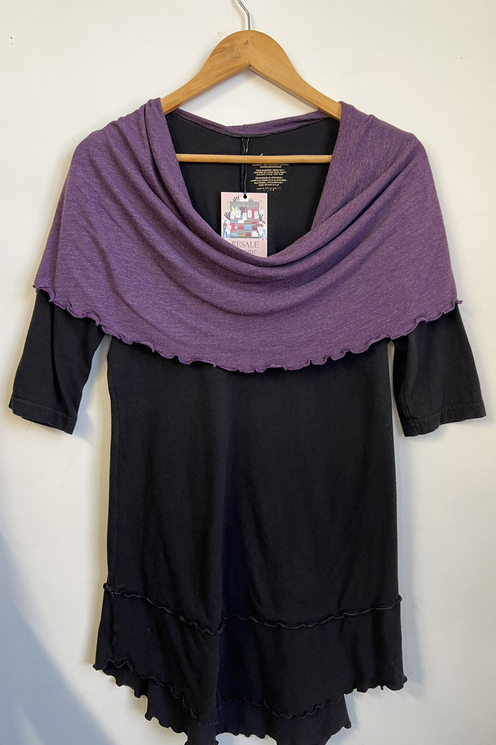 RESALE -Danielle Tunic- S/M- Egg/Black- RE290