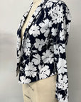 RESALE - Short Jacket- M - Blue/WhitePrint - RE463