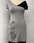 RESALE - Tessie Dress- M- Grey/Black- RE469