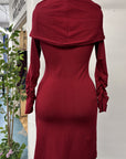 RESALE - Hooded Dress Scarlet - XS/S - RE559