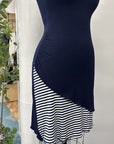 RESALE - Isabelle Dress Navy Striped - XS - RE573