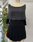 REVENTE - Tunique Danielle - M - noir/anthracite - RE596