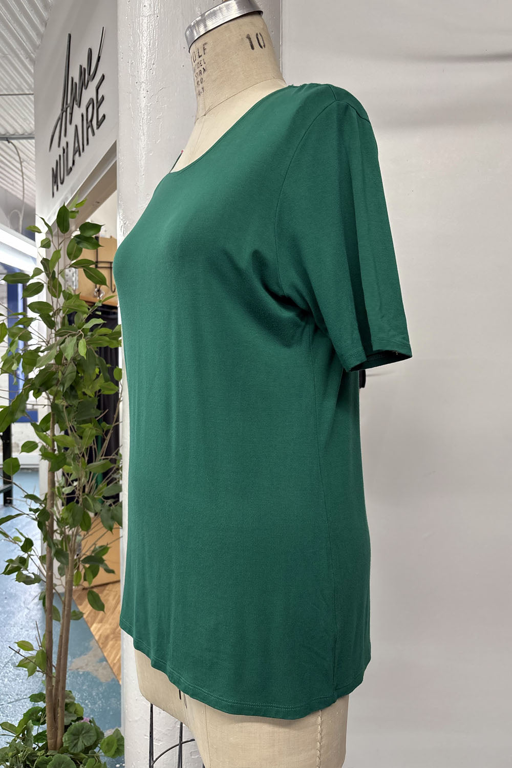 REVENTE - T-shirt en bambou - G - vert forêt - RE598