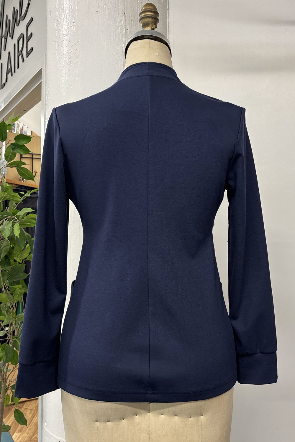 REVENTE - Blazer Bonjour - P - bleu marine - RE603