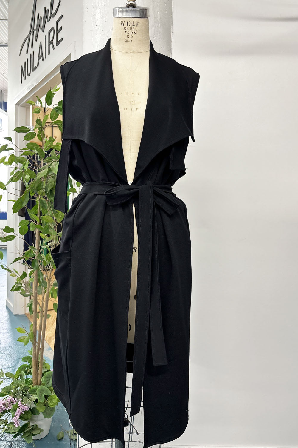 REVENTE - Veste Maude - 2X/3X - noir - RE605