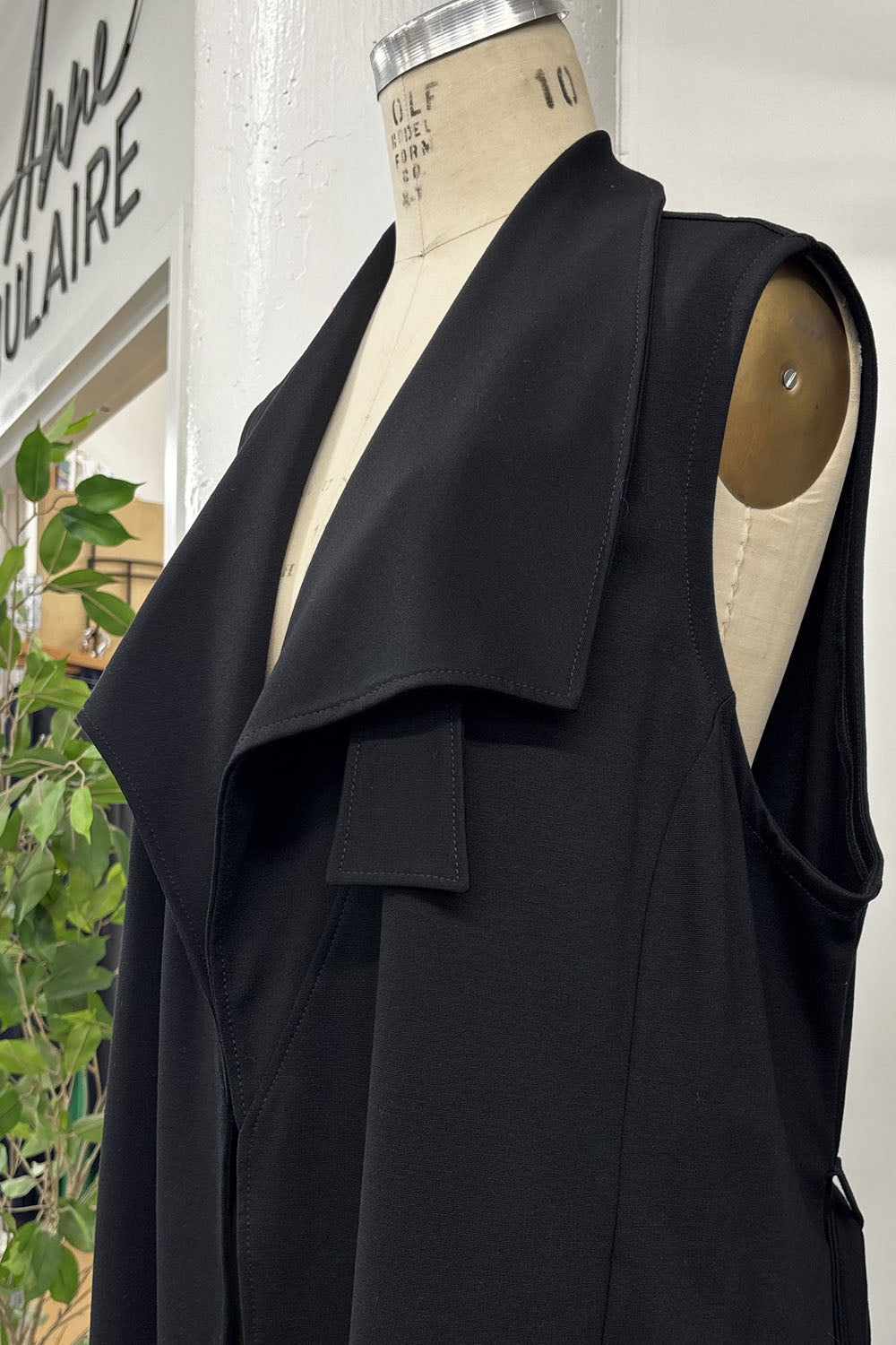 REVENTE - Veste Maude - 2X/3X - noir - RE605