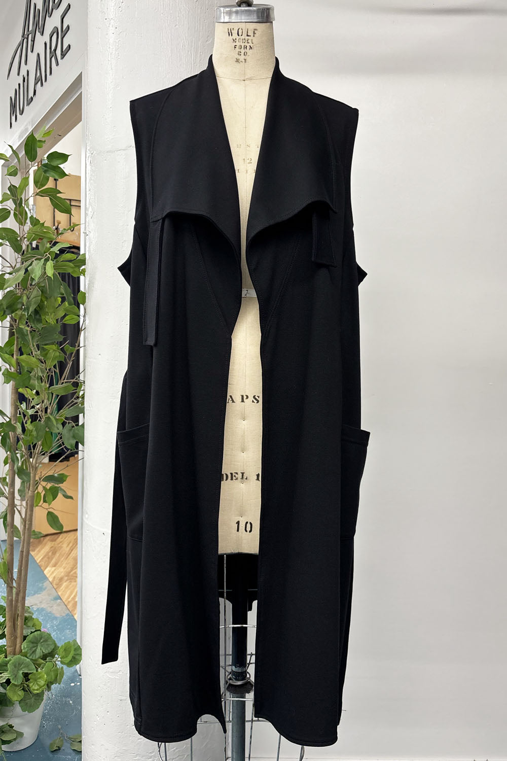 REVENTE - Veste Maude - 2X/3X - noir - RE605