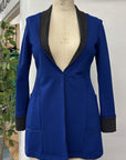 REVENTE - Blazer - P - cobalt/gris - RE614